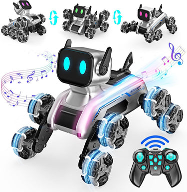 2.4GHz RC 8-Wheels Stunt Robot Dog